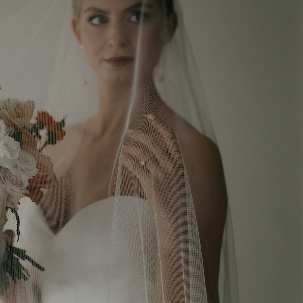 Florence ~ Moissanite, Brilliant Cut