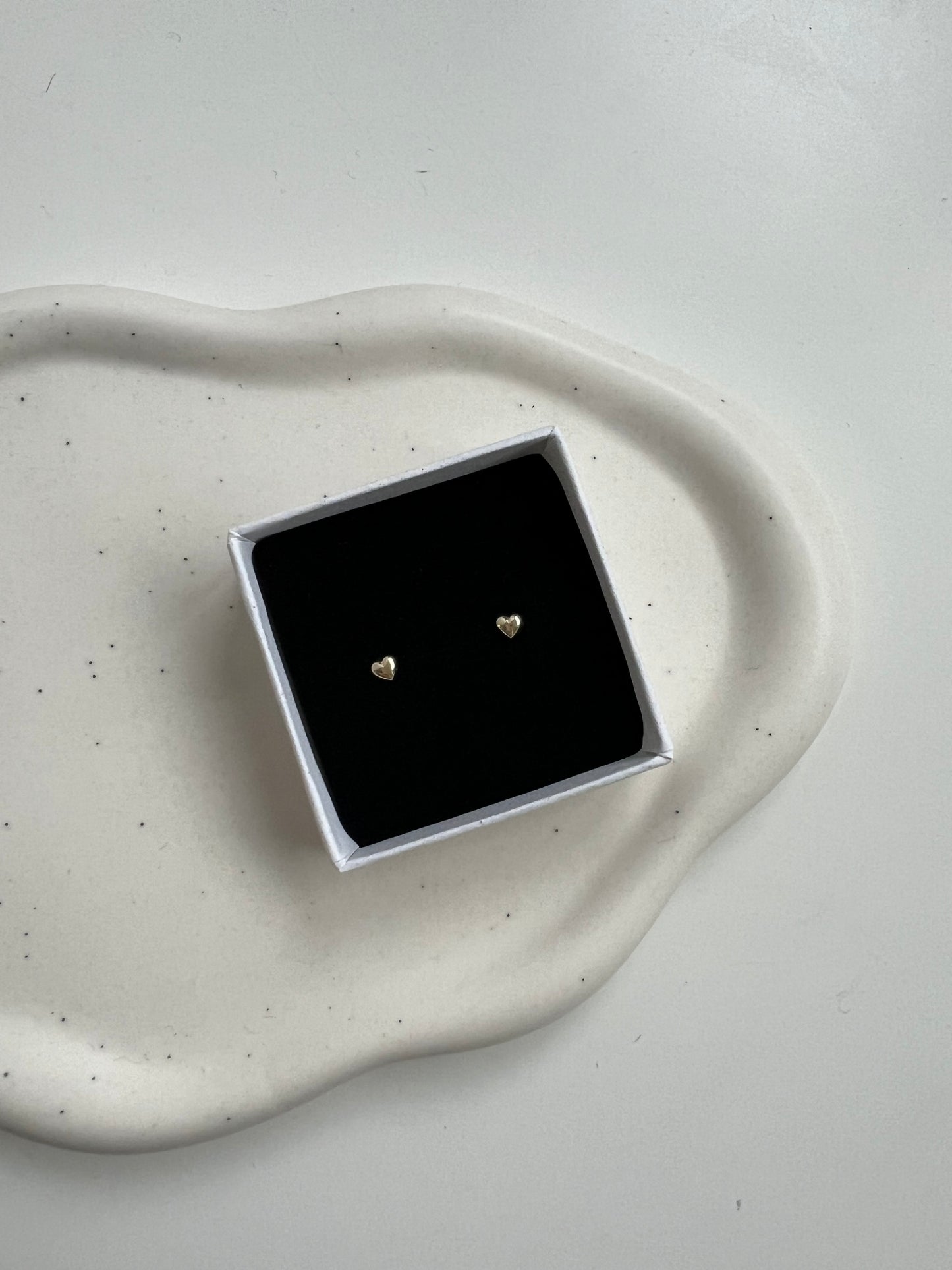 Mini Gold Heart studs