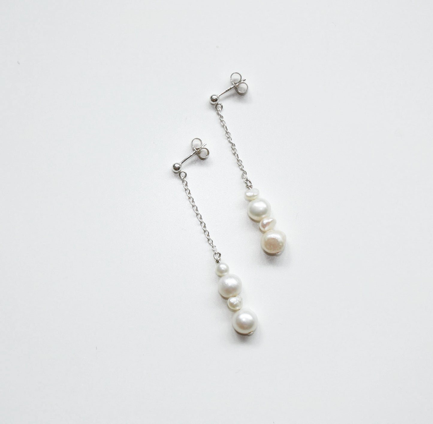Drop Pearl Studs