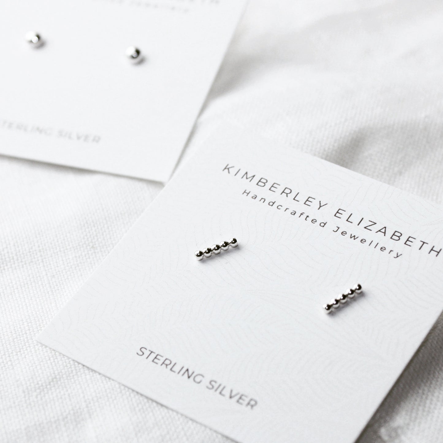 Beaded Bar Studs
