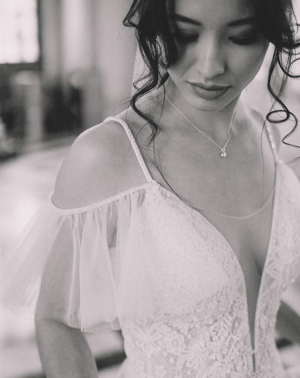 Recycled Sterling Silver Pebble Necklace