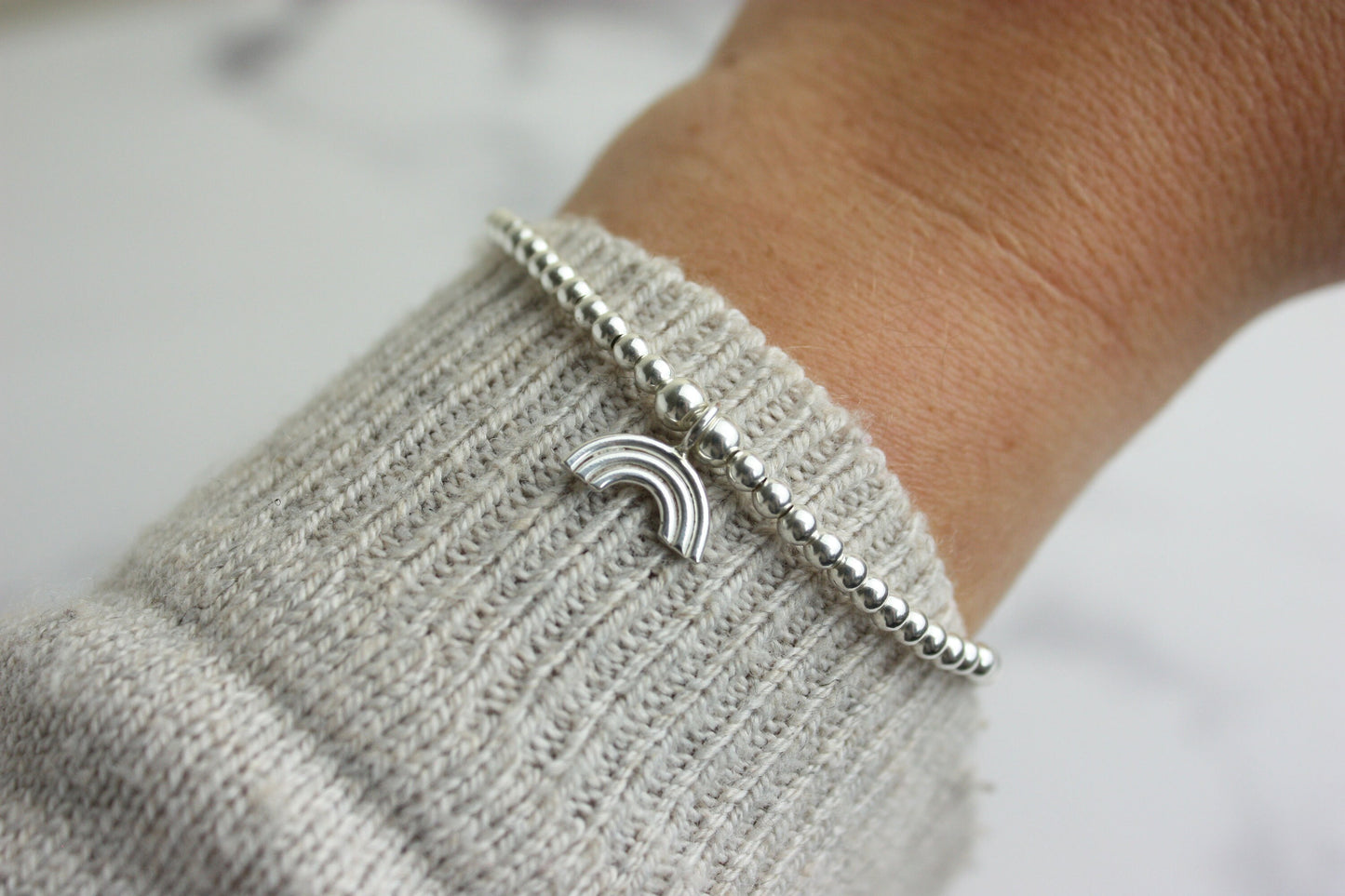 Rainbow bracelet, Sterling Silver