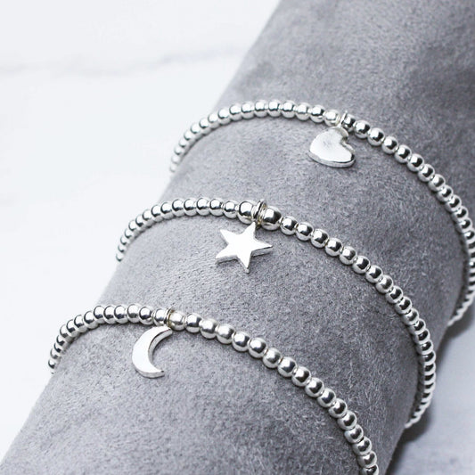 Star bracelet, Sterling Silver