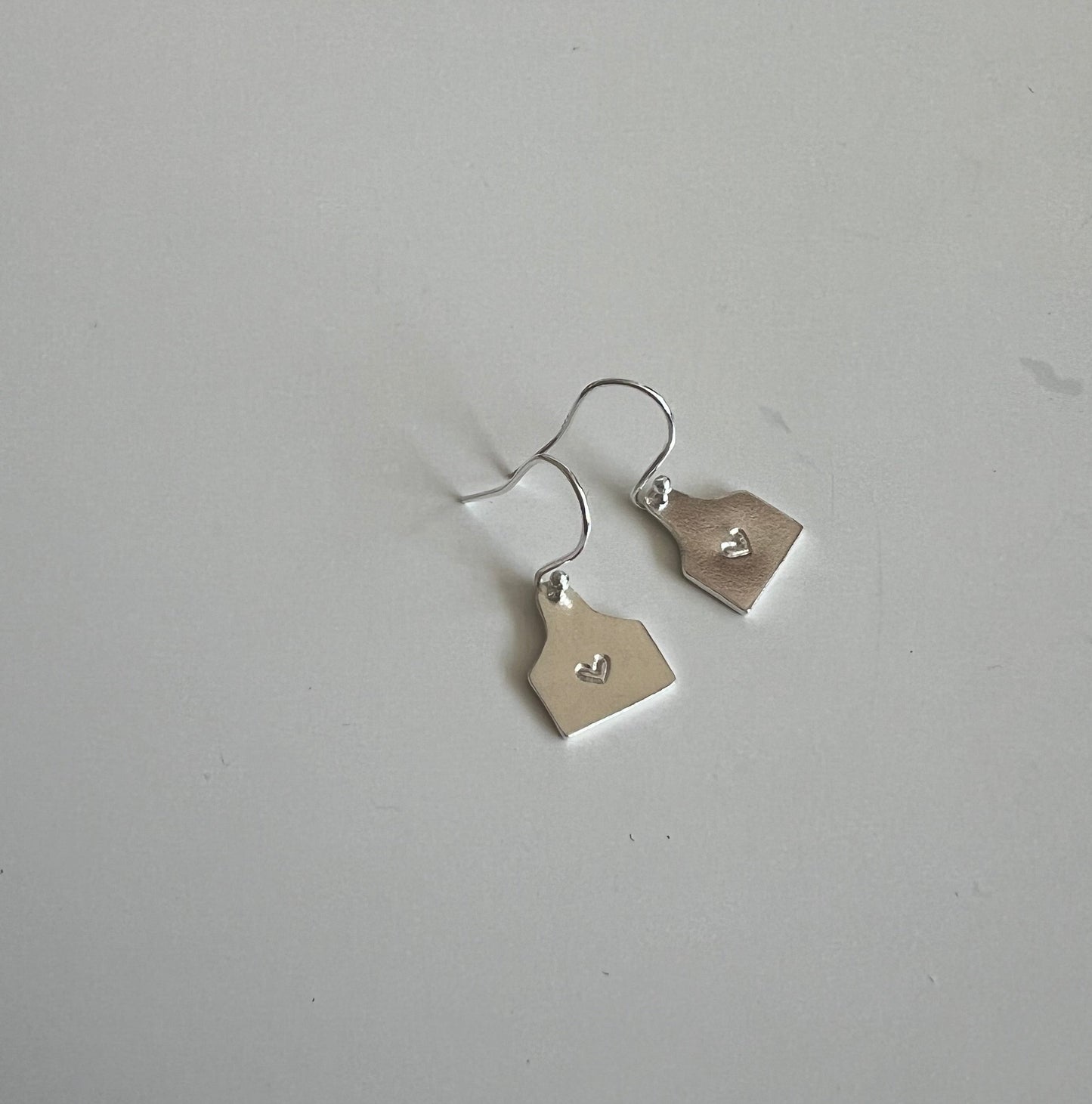 Personalised Tag Earrings