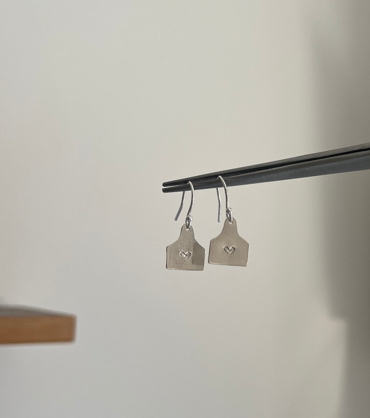 Personalised Tag Earrings