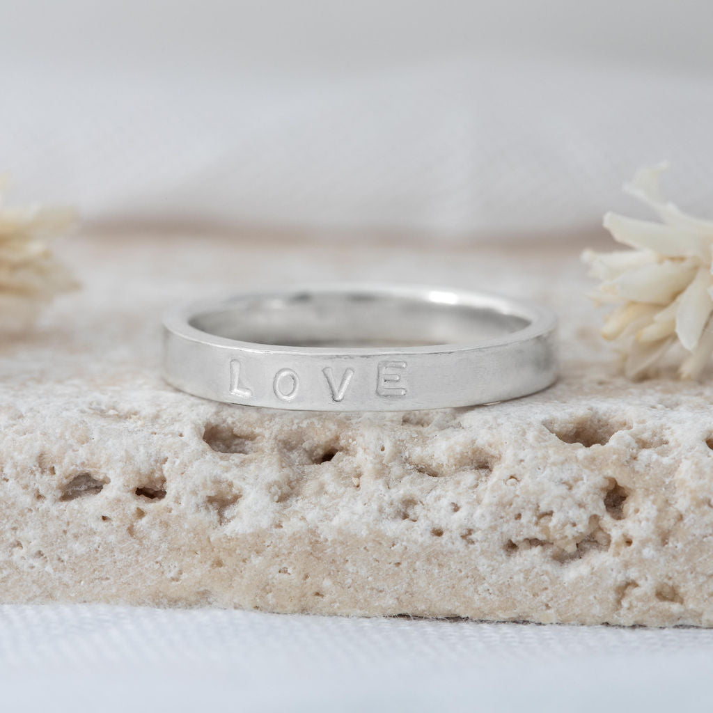 Story Ring, Sterling Silver