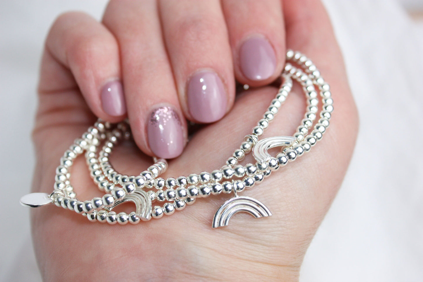 Rainbow bracelet, Sterling Silver