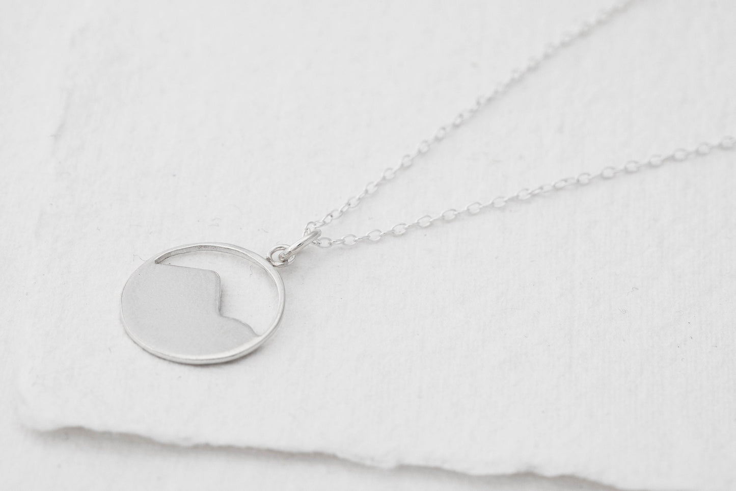 Mountain Necklace, Sterling Silver