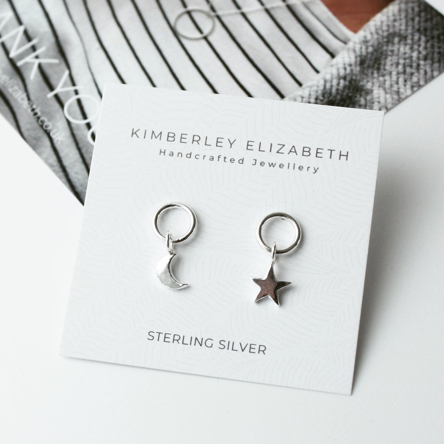 Moon & Star Drop Studs
