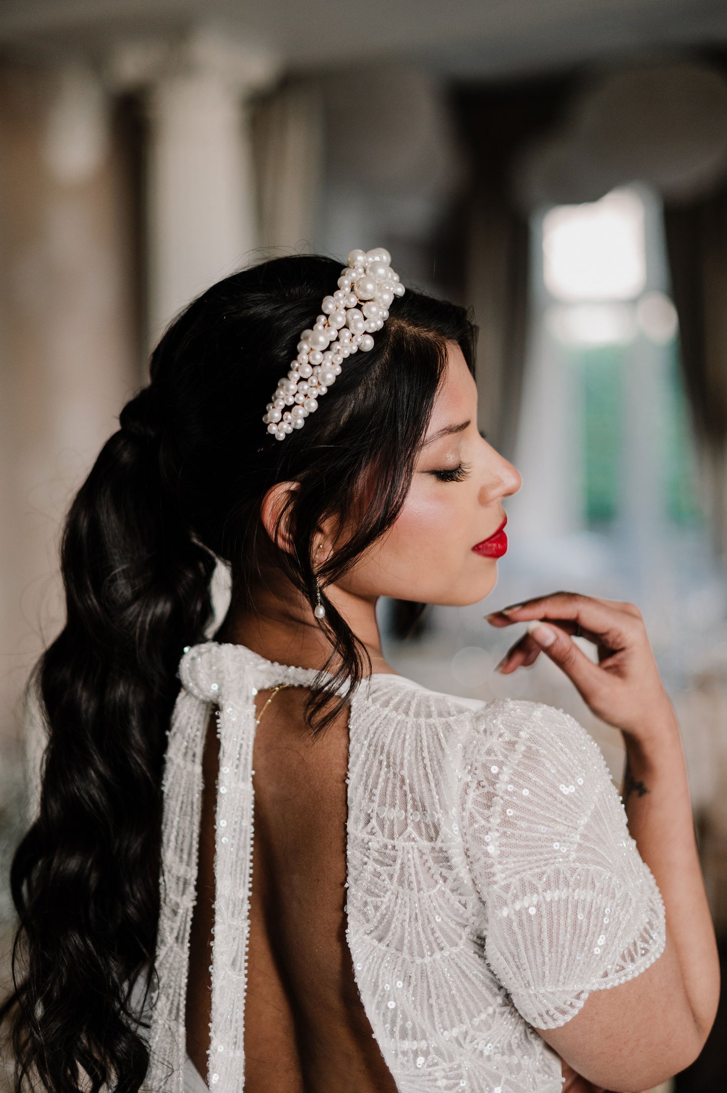 9ct Gold Freshwater Pearl Drop Earrings